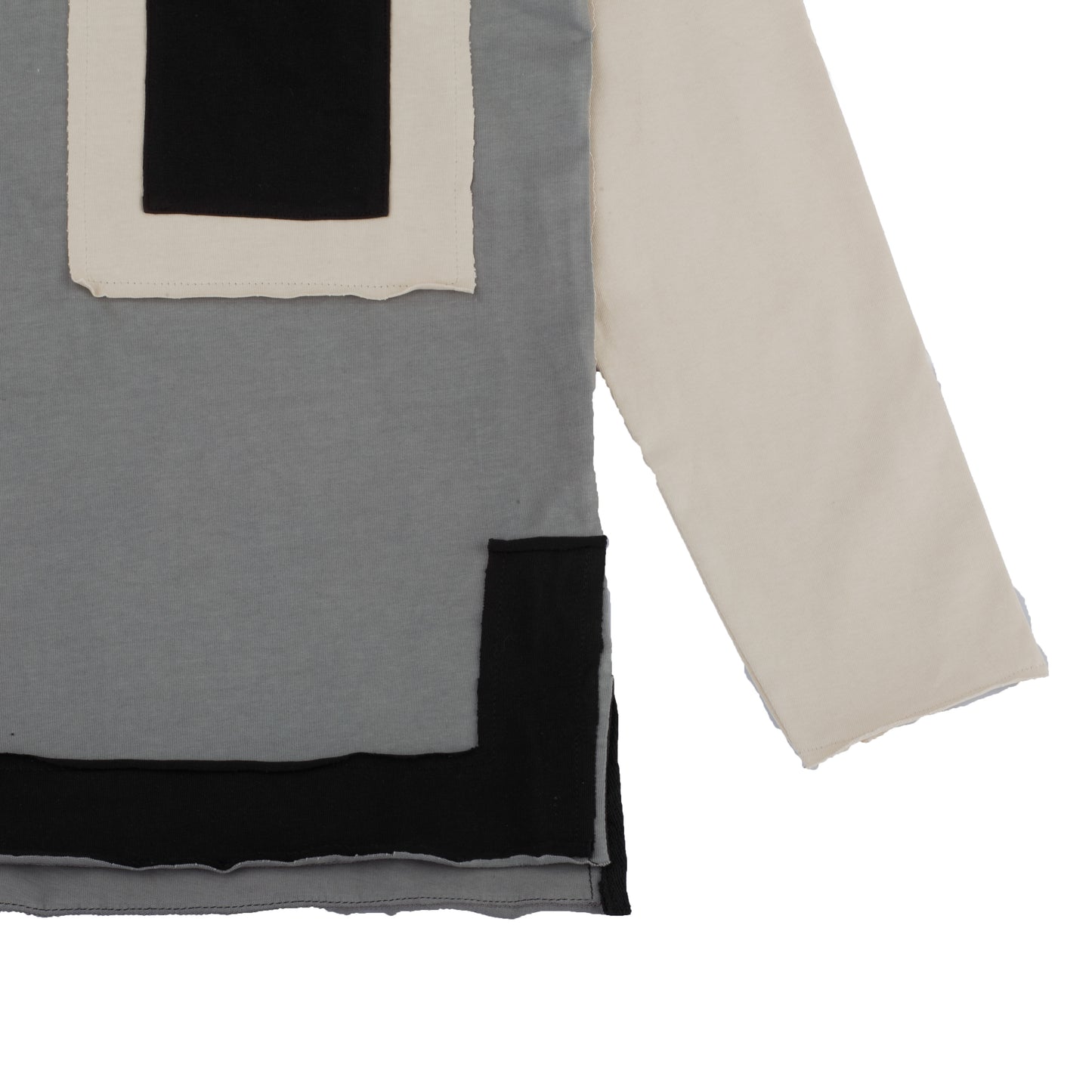 Maglia da stadio a maniche lunghe patchwork