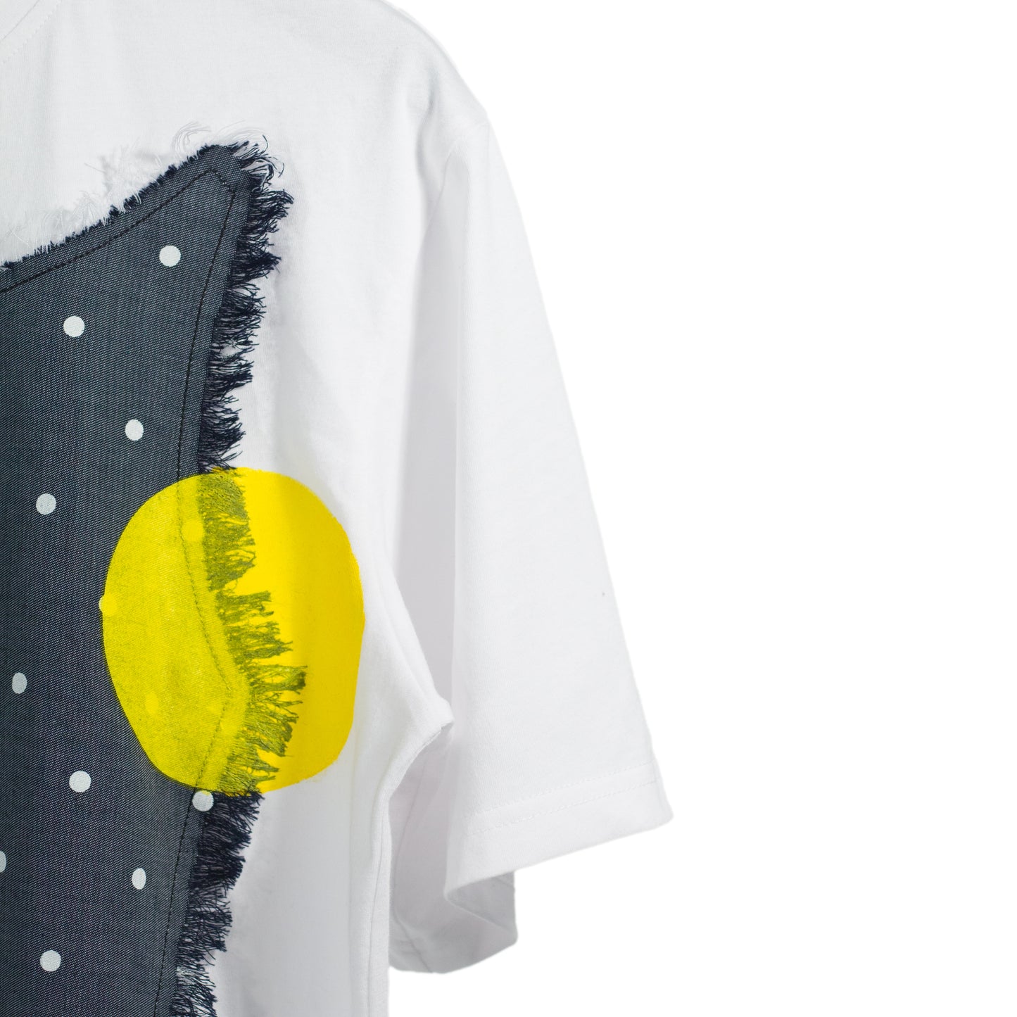 Printed Dots Patchwork T-shirts