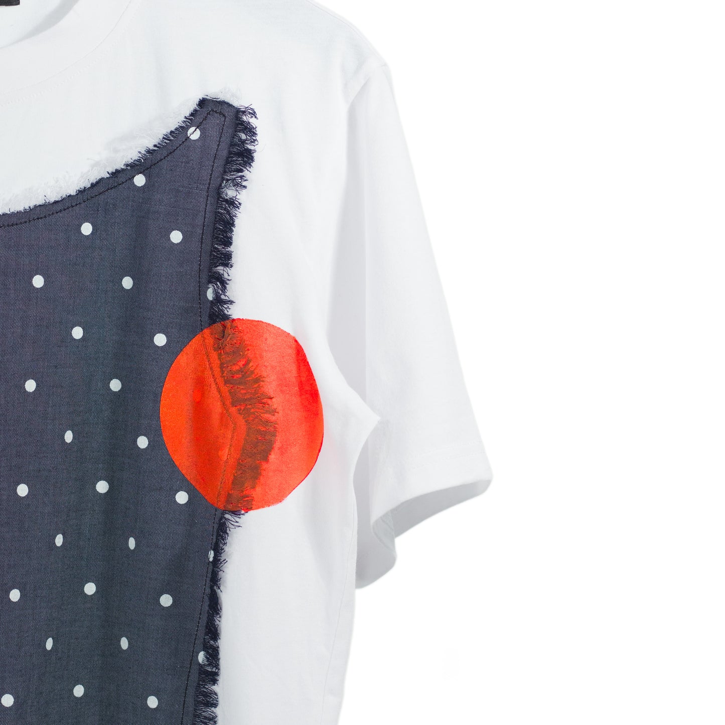 Printed Dots Patchwork T-shirts