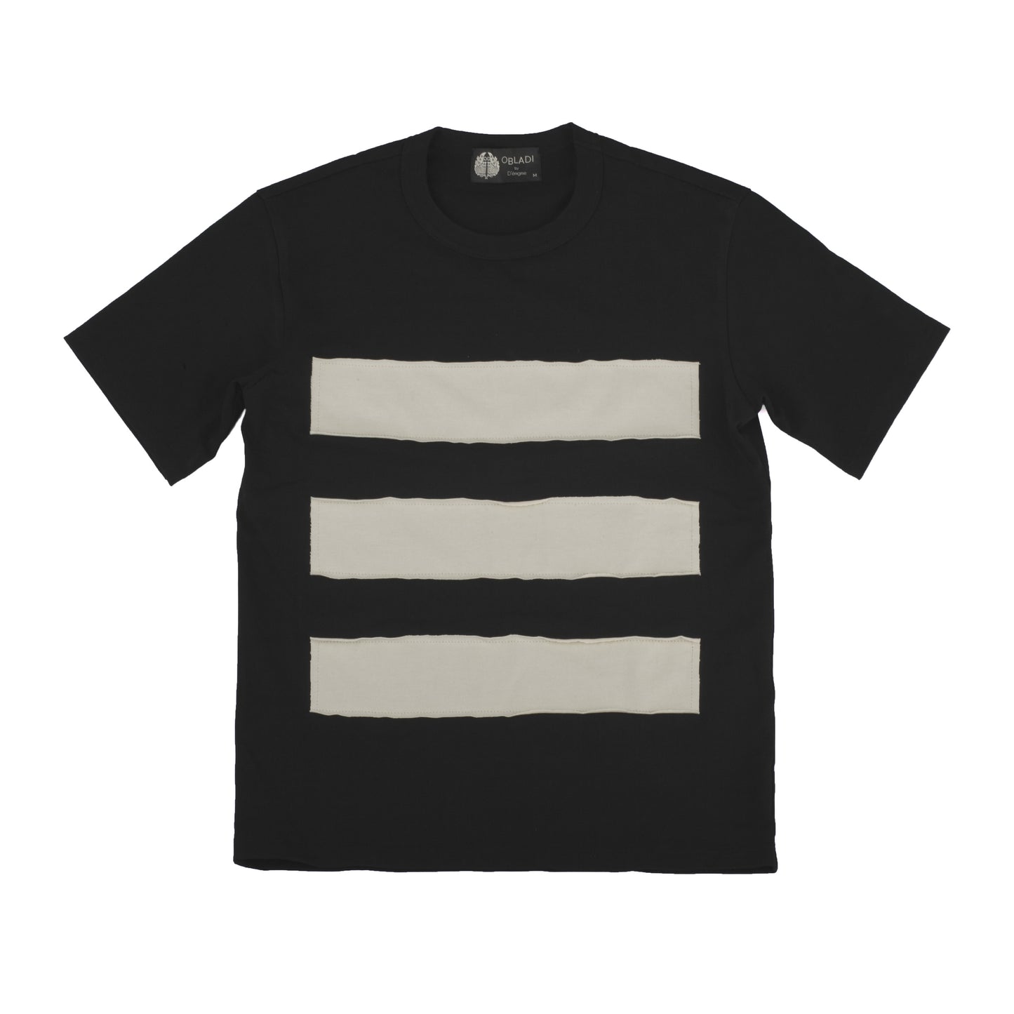 Three Stripes Patchworks T-Shirt