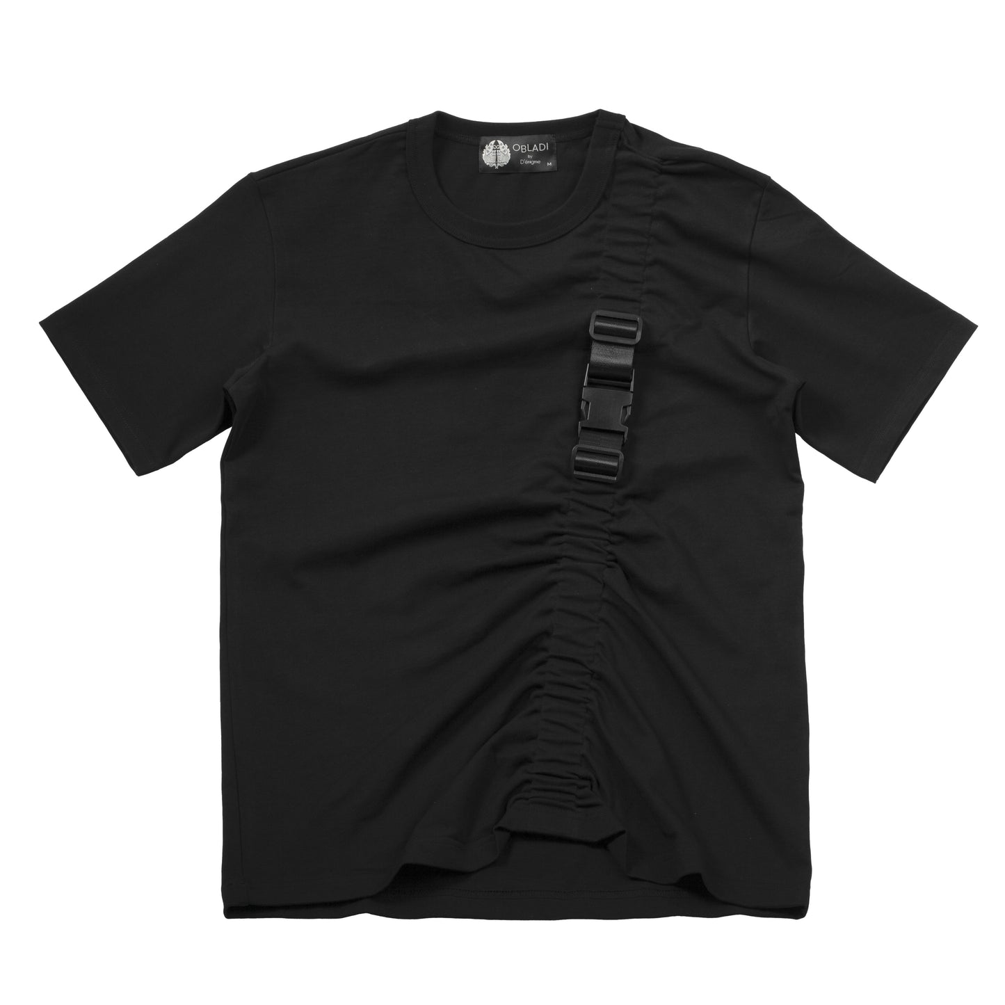 Gathered Buckle T-Shirt