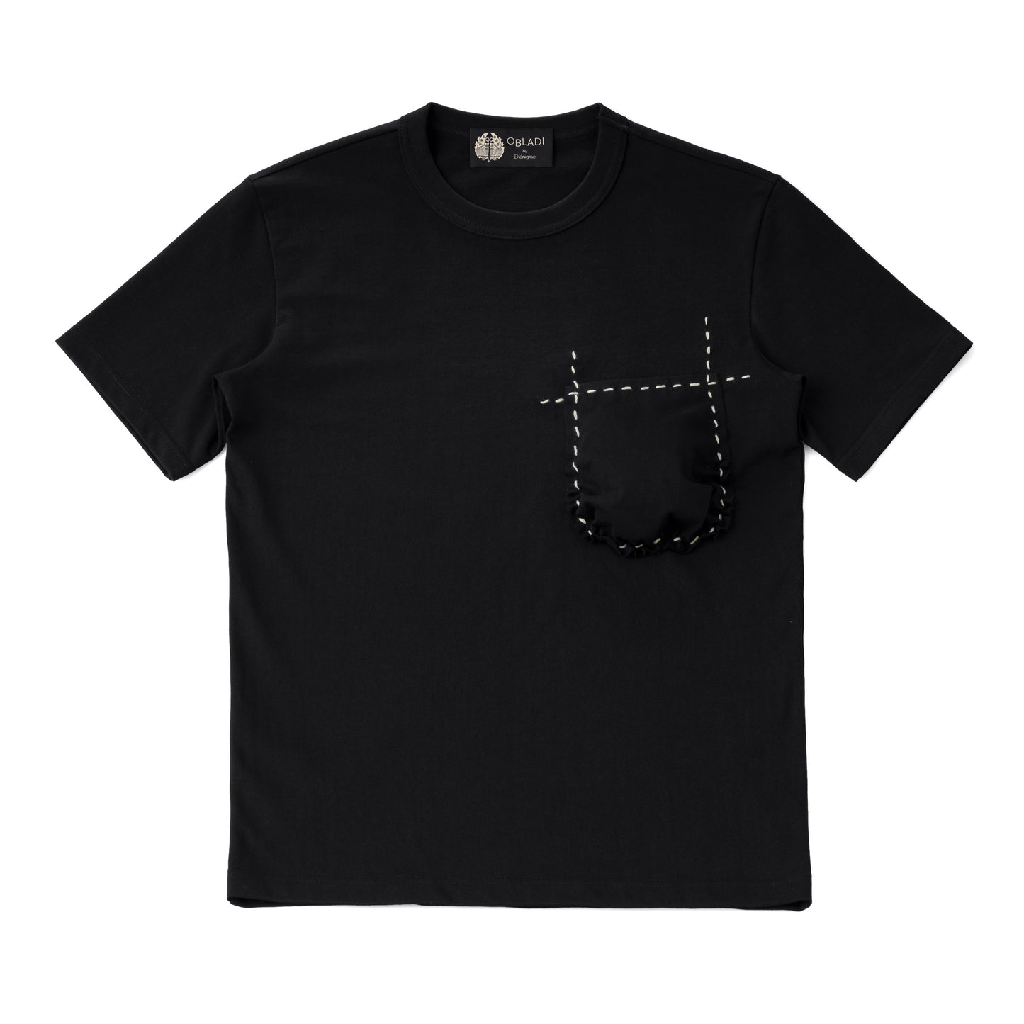 Hand-Gathered Pocket T-Shirt