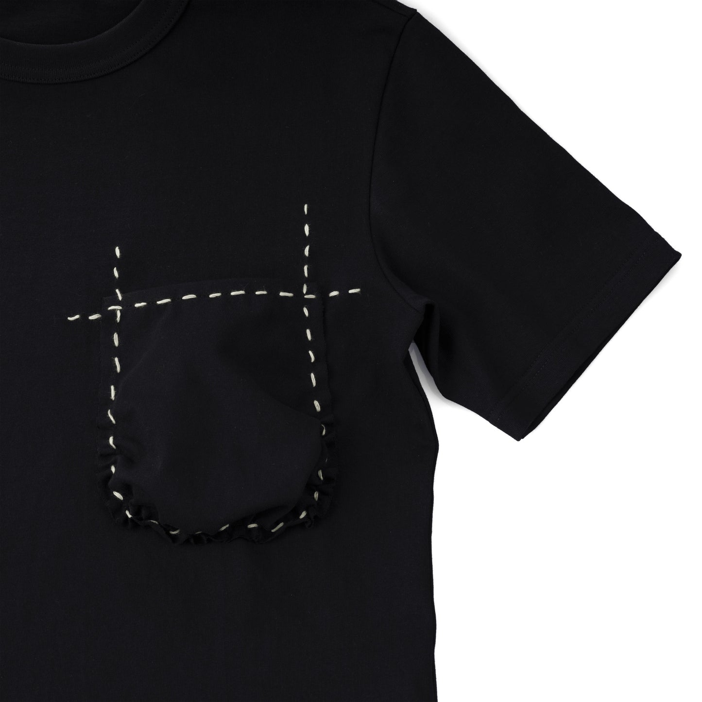 Hand-Gathered Pocket T-Shirt