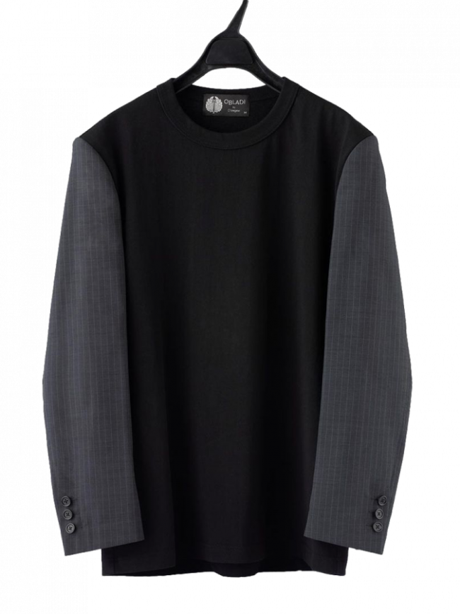 Jacket sleeves t-shirt