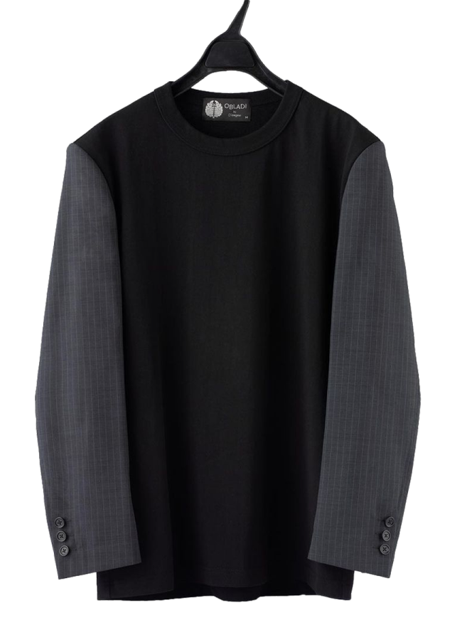 Jacket sleeves t-shirt