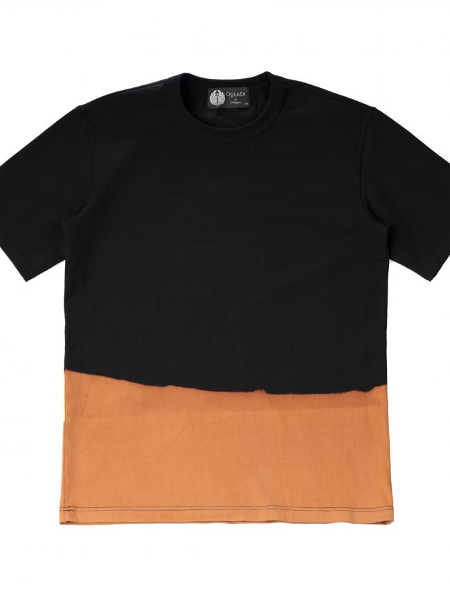 Bottom bleached t-shirt