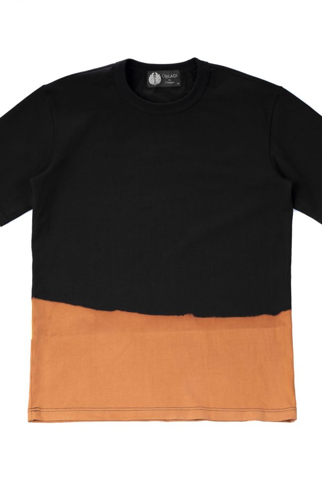 Bottom bleached t-shirt