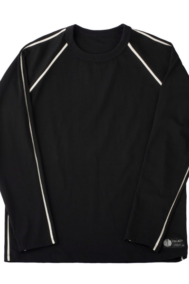 Long sleeves reversible t-shirt