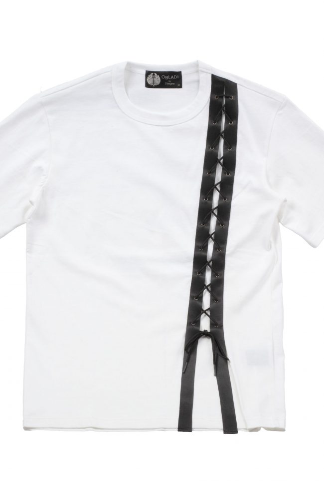 Lace up t-shirt