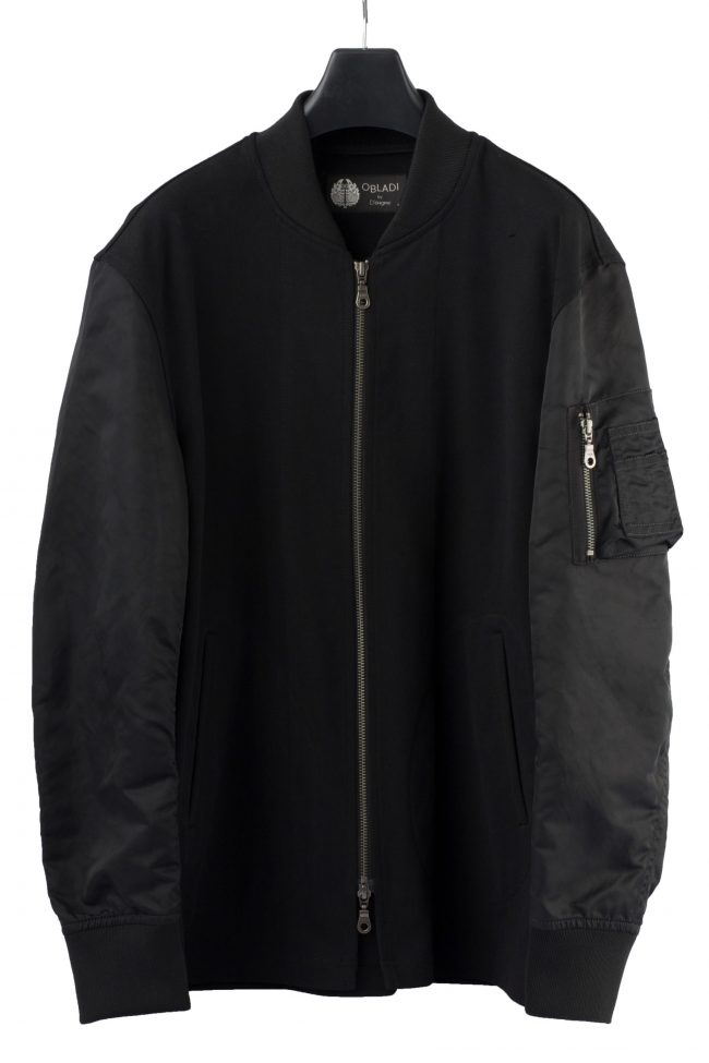 MA-1 sleeves cardigan