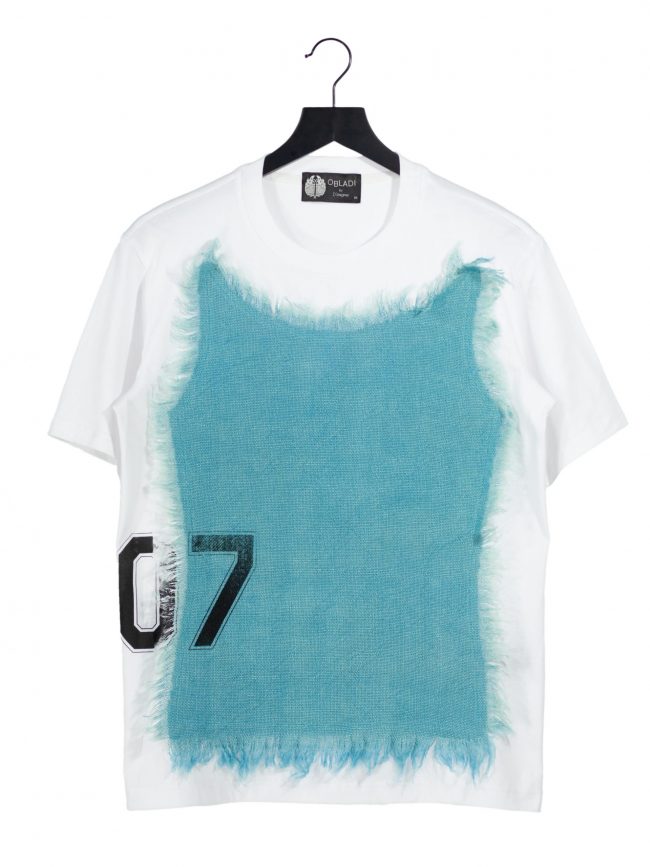 Jute patchwork t-shirt