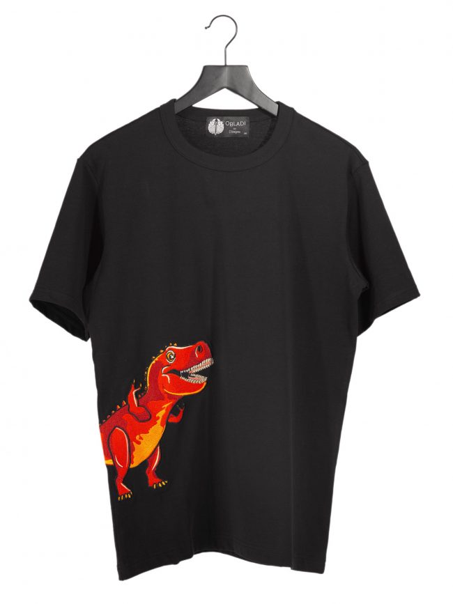 Embroidery dinosaur t-Shirt