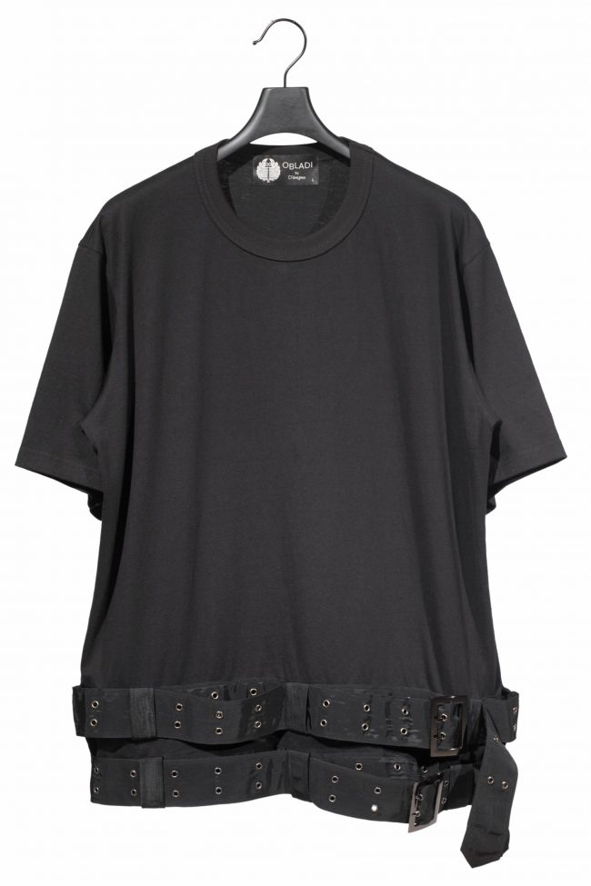 Double belts t-shirt