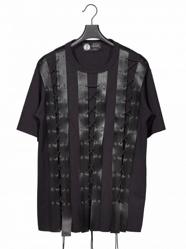 Tripple eyelets straps t-shirt